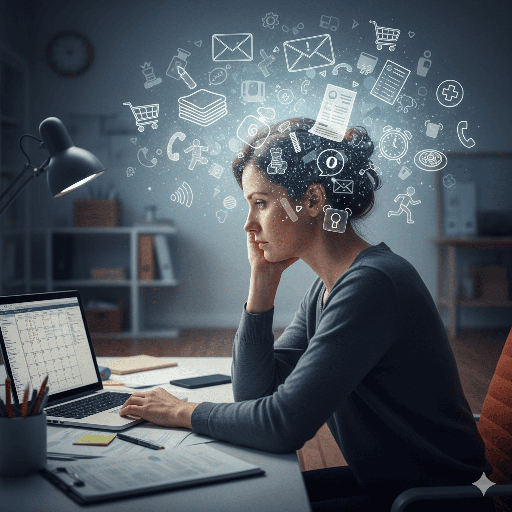 Charge mentale : comment arrêter de penser à tout, tout le temps ?